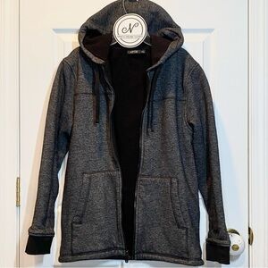 APT. 9 Men's Jacket Full-Zip Hoodie Dark Gray Size S